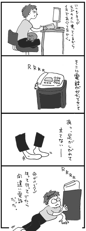 電話があると…