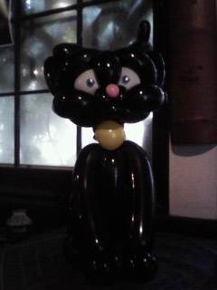 バルーン黒猫ちゃん バルーン黒猫ちゃん
