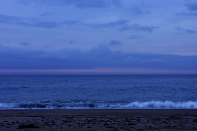 夕方の海