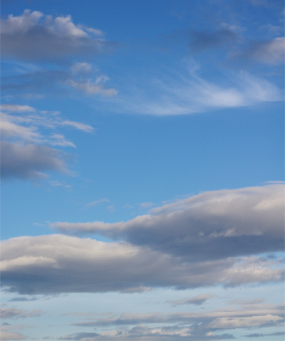 朝の空