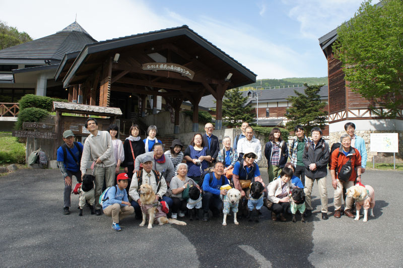 広島県民の森にて集合写真